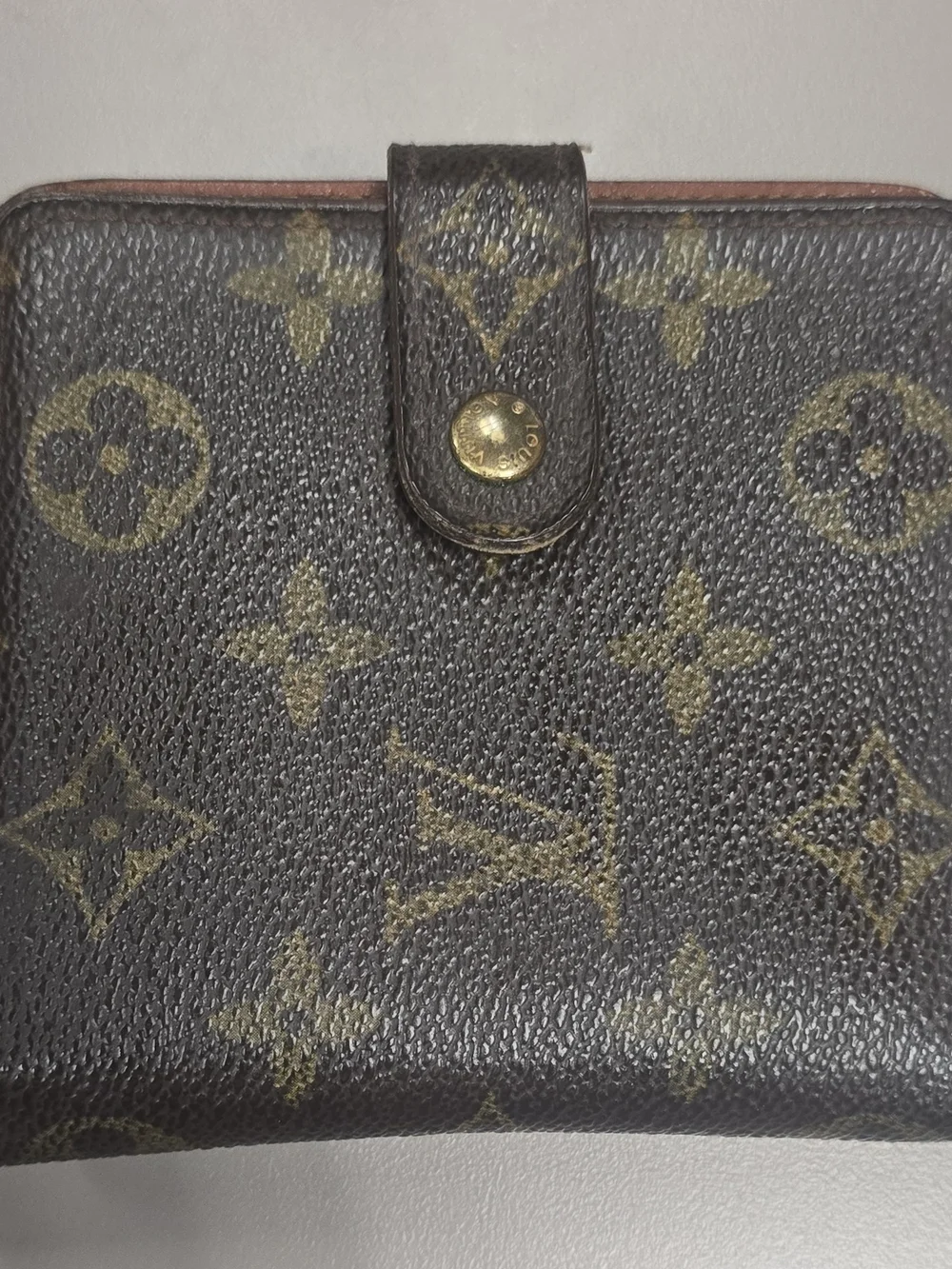 Louis Vuitton Monogram Brown Zip-Around Unisex Wallet Logo Zipper Snap - Picture 1 of 12